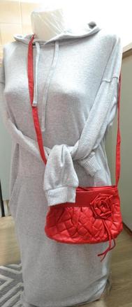 Superpružné midi mikinošaty univeľkosť, m