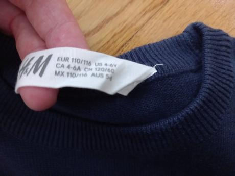 Pulóvrik h&m, h&m,116