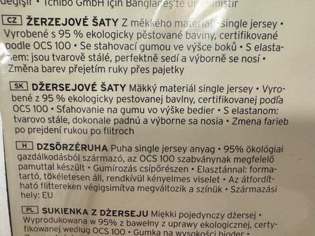 Tchibo saty 146/152 s flitrami, 146