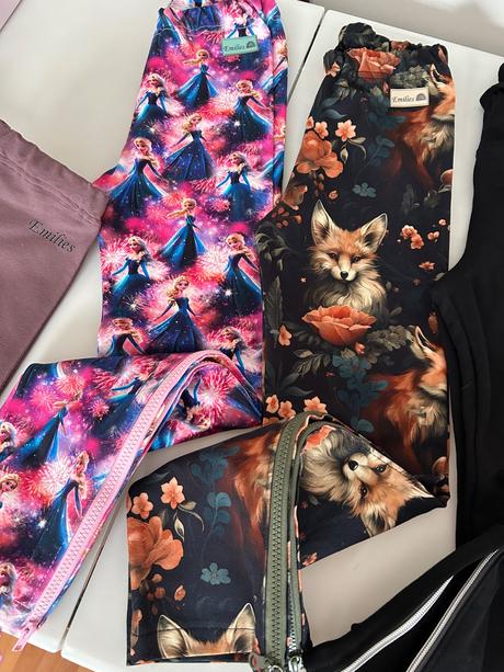 Ortézové legínky so zipsami, 86 - 140