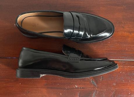 Lesklé mokasíny/poltopánky, h&m,40