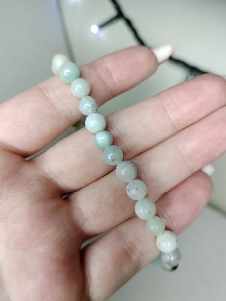 Handmade náramok z kryštálu amazonit, 