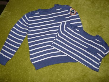 Malo nosene pruhovane svetriky, f&f,92