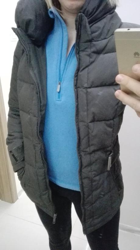 Zimná páperová bundička, s