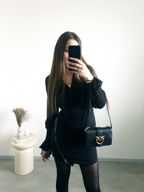 Čierne šaty xs/s, xs