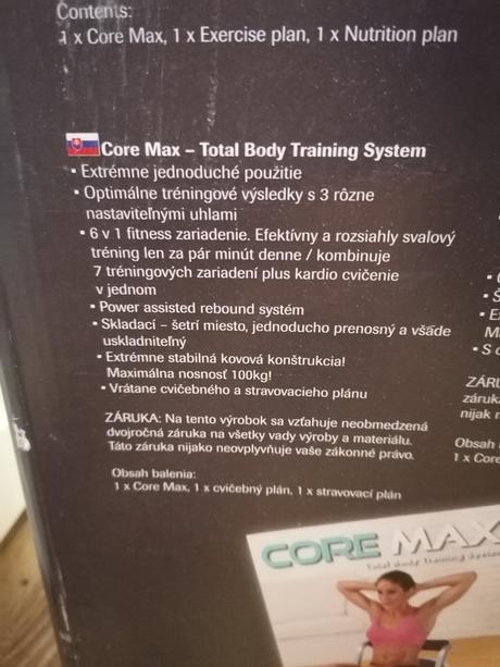 Fitness pomôcka core max,