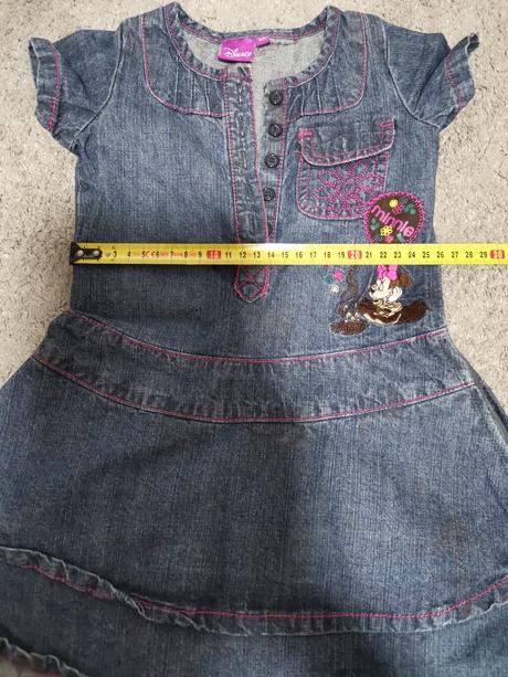 Rifľové šaty minnie mouse, disney,86