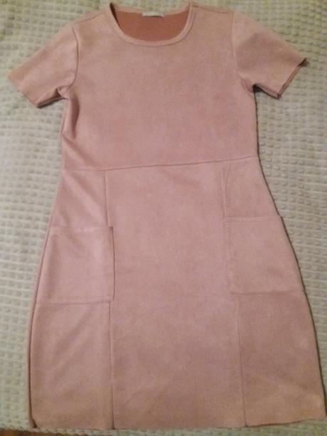 Šaty niečo ako brusená koža, 36