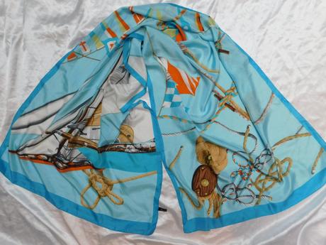 Renard luxusny hodvabny šal, xxl