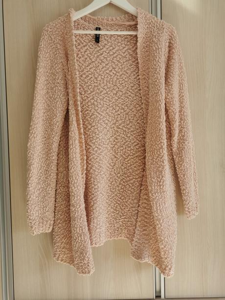 Mäkký ružový cardigan, takko,l