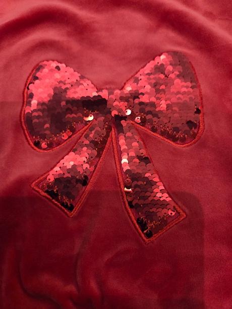 Vianočná červená mikina, 128