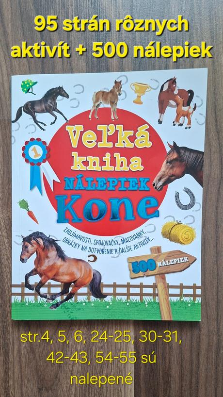 Velka kniha nalepiek kone, 
