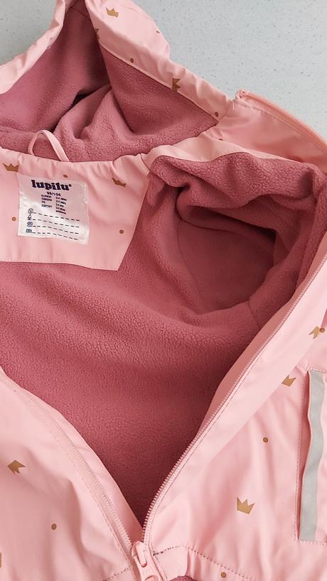 Bunda do dažďa zateplená 98/104, lupilu,98