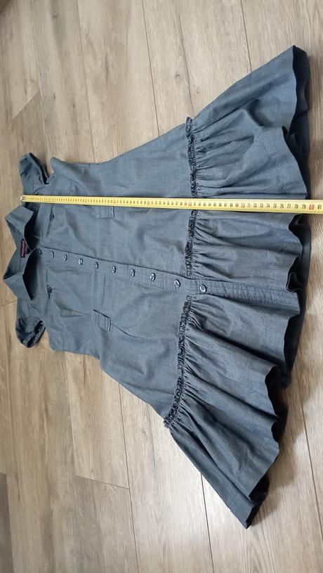 Krásne riflové šaty xs/160cm (už s poštou), 158