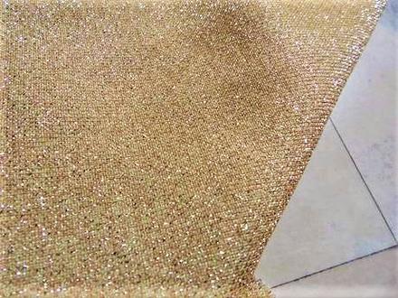 Zlatý úpletový lurex, 