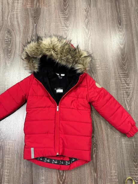 Bubbe zimna vetrovka s kožušinou 104/110, bubbe,104