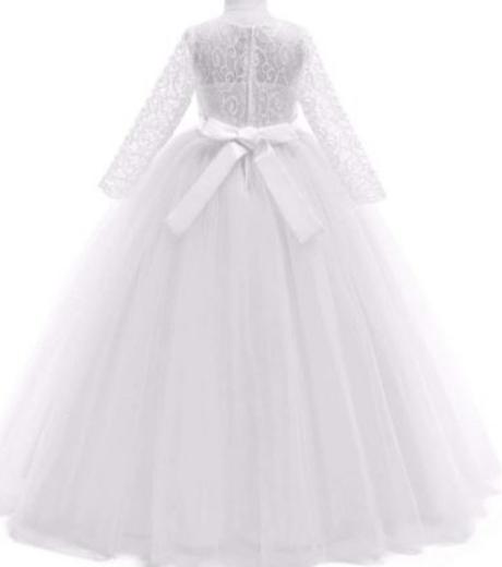 Detské šaty prvé sväté prijímanie svadba družicka, 104 - 188