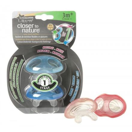 Hryzadlo na citlivé ďasná a prvé zúbky stage1 3m+, tommee tippee