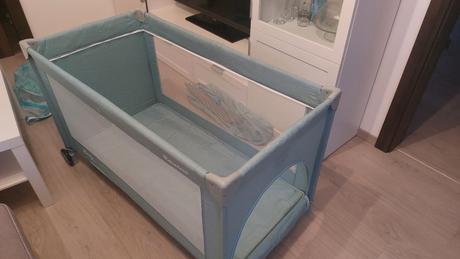 Prenosná cestovná postieľka caretero + matrac, šírka (cm): 60,dĺžka (cm): 120