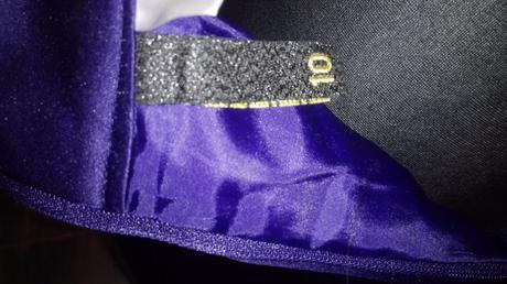 Fialová bolónová suknička, 38