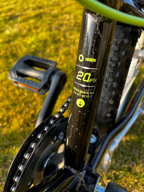 Bicykel dema cierno zelena velkost 20, dema,20