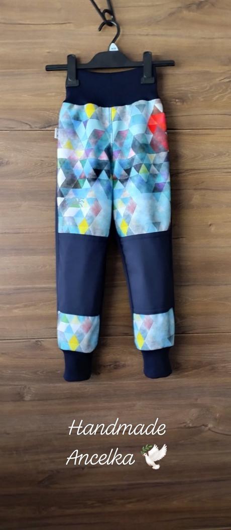 Zimné softshellky kombin.s reflexnym prvkom, 74 - 164