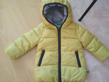 Predĺžená bundička benetton top stav, benetton,74