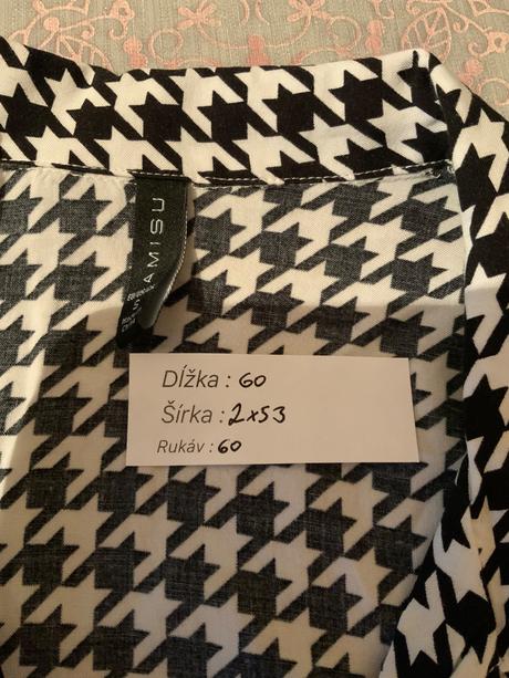 Amisu blúzka kohutia stopa pepito vzor, amisu,s