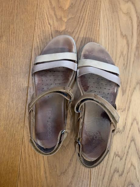 Ecco kožené sandále 41, ecco,41