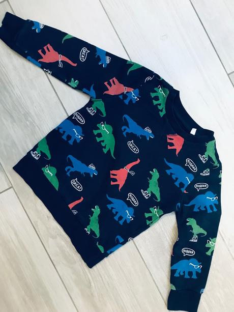 Tepláková mikina s dinom, c&a,110