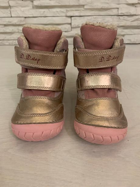 Zimne ružovo- zlaté čizmicky ddstep, d.d.step,23