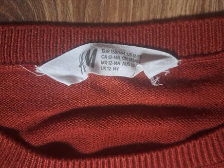 Vianočný svetrík, h&m,158