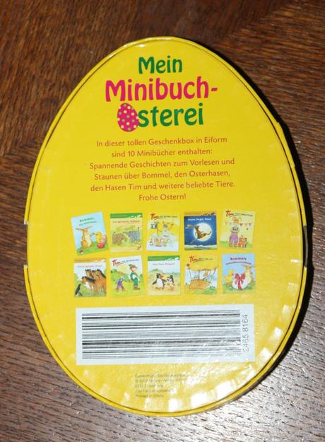 8 x miniknižka vo veľkonočnom vajíčku - v nemčine, 