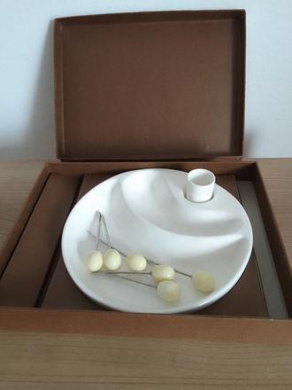 Keramická misa na olivy, syr., 