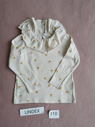 Lindex tricko dlhy rukav kvietky, lindex,110