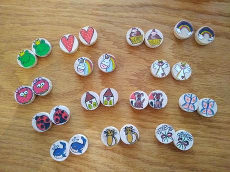 Drevené pexeso mix krásnych obrázkov, 