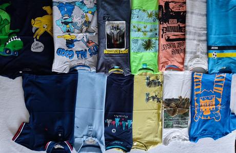 Tricka kratky rukav 13ks, 110/116, h&m,110