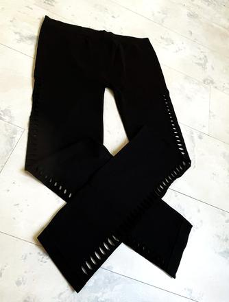 Bezšvové dierkované legíny, clockhouse,m