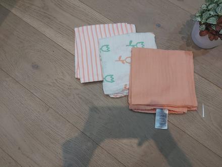 3 pack plienky z biobavlny- top stav, lupilu