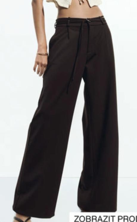 Hnedé nohavice h&m, h&m,m