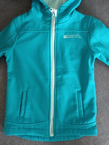 Dievčenská softshellová bunda, mountain warehouse,104