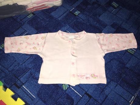 Pekný kabátik / tričko pre novorodeniatko 56-68, ladybird,62