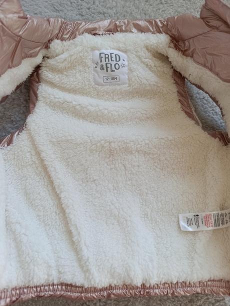 Jesenná bunda a vesta 86 (12-18m), f&f,86