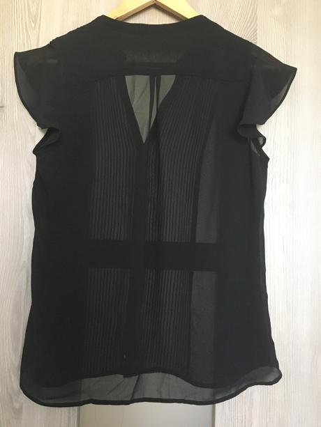 Priesvitná blúzka bez rukávov, h&m,38