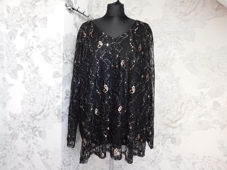 Pekna čipkovana bluzka, 46