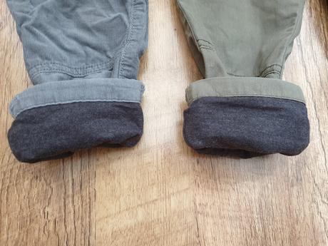 2ks zateplene h&m nohavice, h&m,98