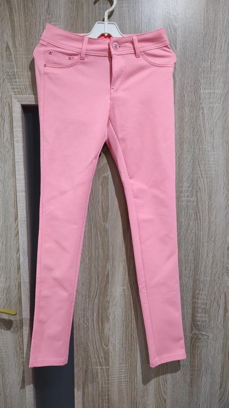 Ružové nohavice miss anna, xs