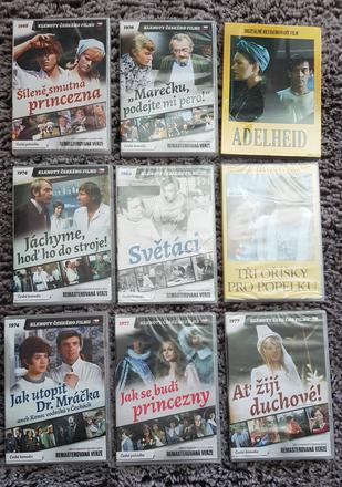 České filmy dvd,