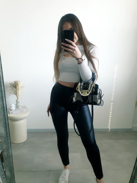 Čierne legíny s/m, s