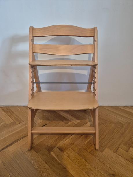 Drevena rastuca stolicka + bouncer, hauck